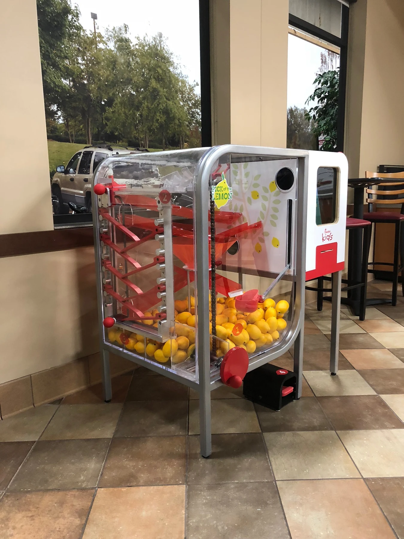 High-resolution site-visit photograph of the complete Lemon Squeezy prototype