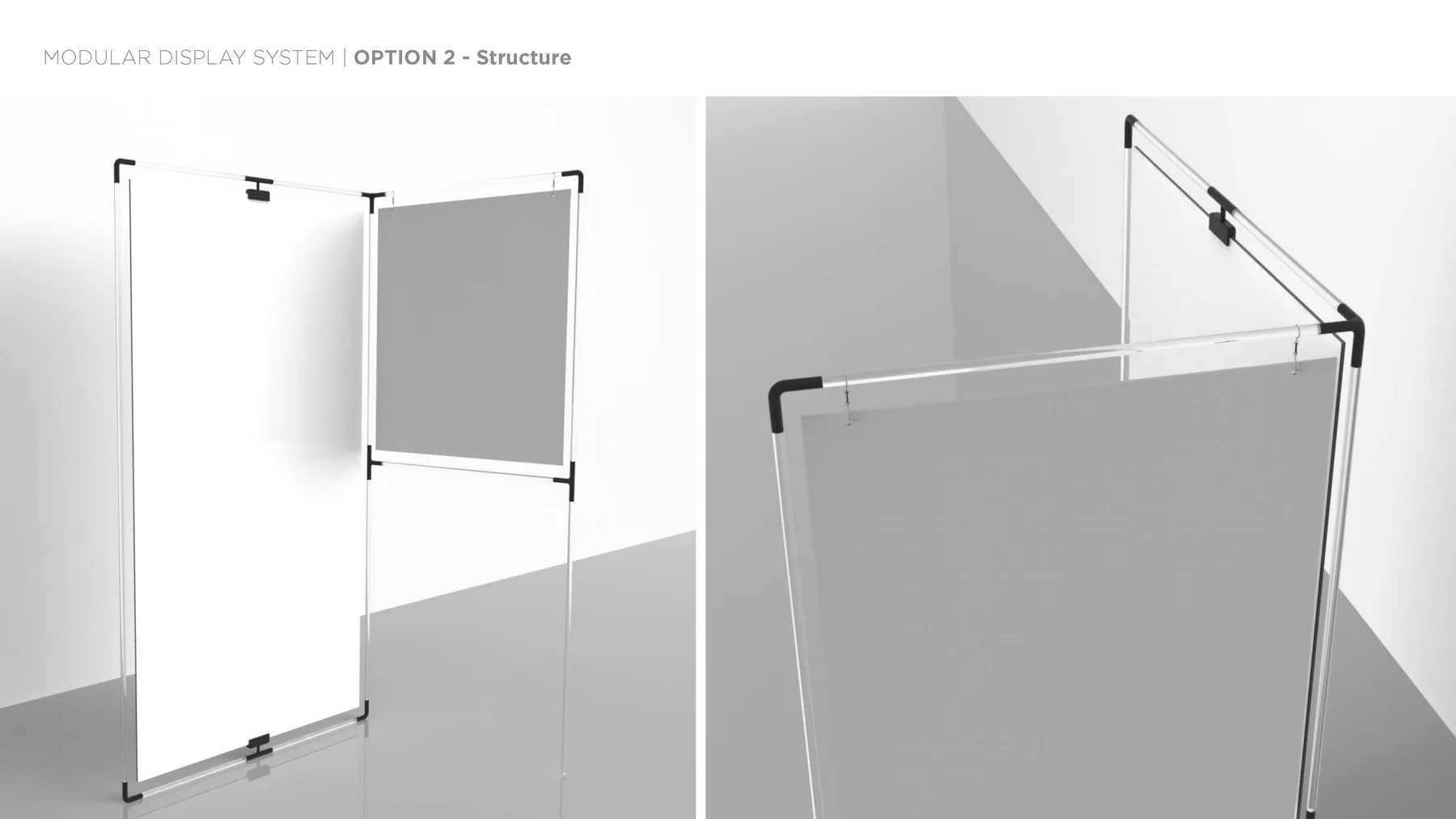 Open modular frame in the Structure VGS concept presentation