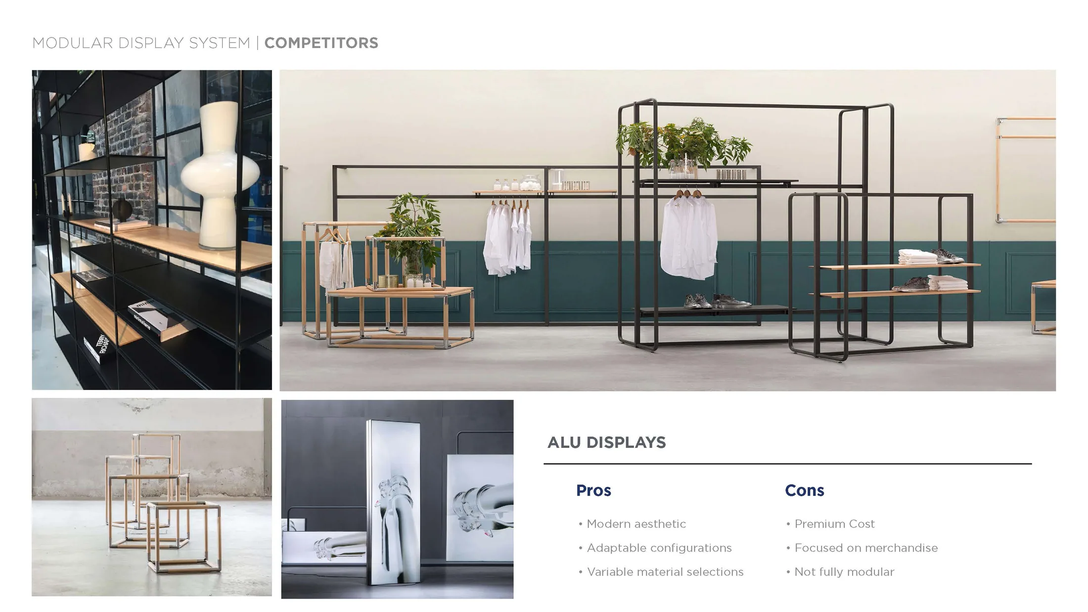 Competitor display review in the Structure VGS concept presentation